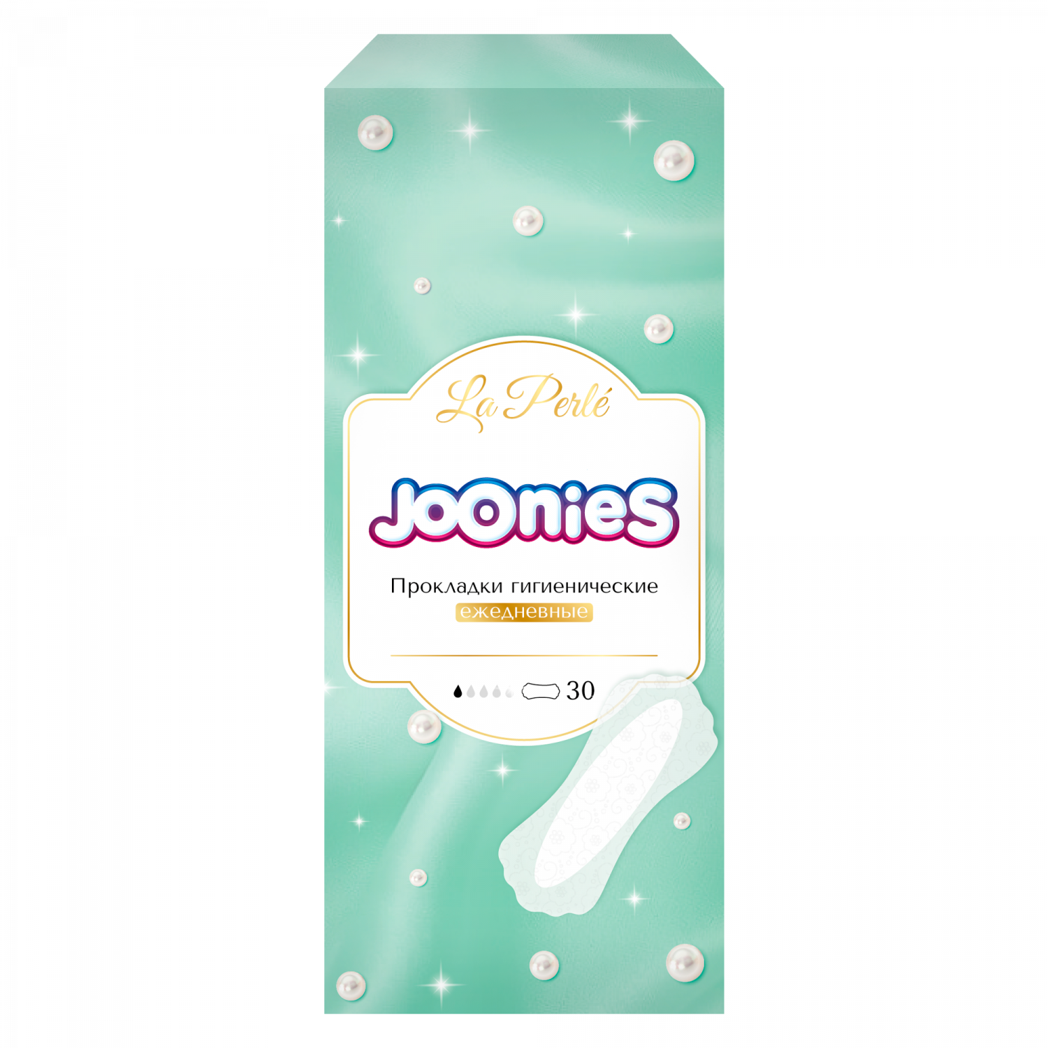 картинка Прокладки женские одноразовые ежедневные 30 шт JOONIES LA PERLE от интернет-магазина