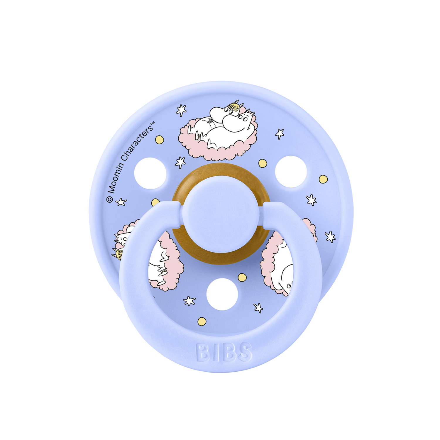 картинка Соска-пустышка латексная BIBS x Moomin Colour - Dreaming - Hush 0-6мес от интернет-магазина
