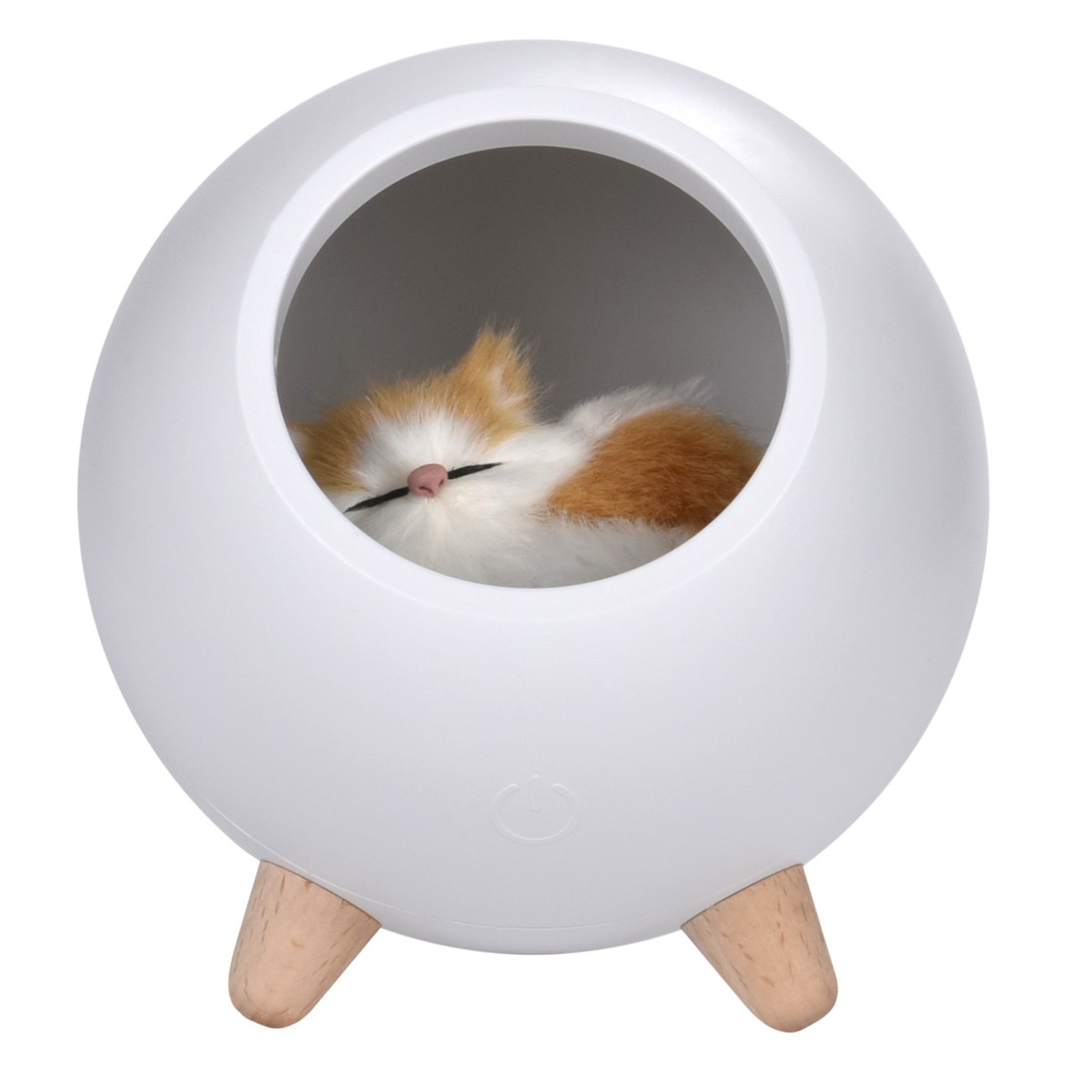 картинка Ночник детский интерьерный Домик для котёнка USB с аккумулятором для детской ROXY-KIDS от интернет-магазина