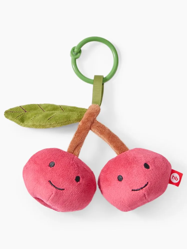 картинка Подвесная игрушка-шуршалка burgundy Happy Baby от интернет-магазина