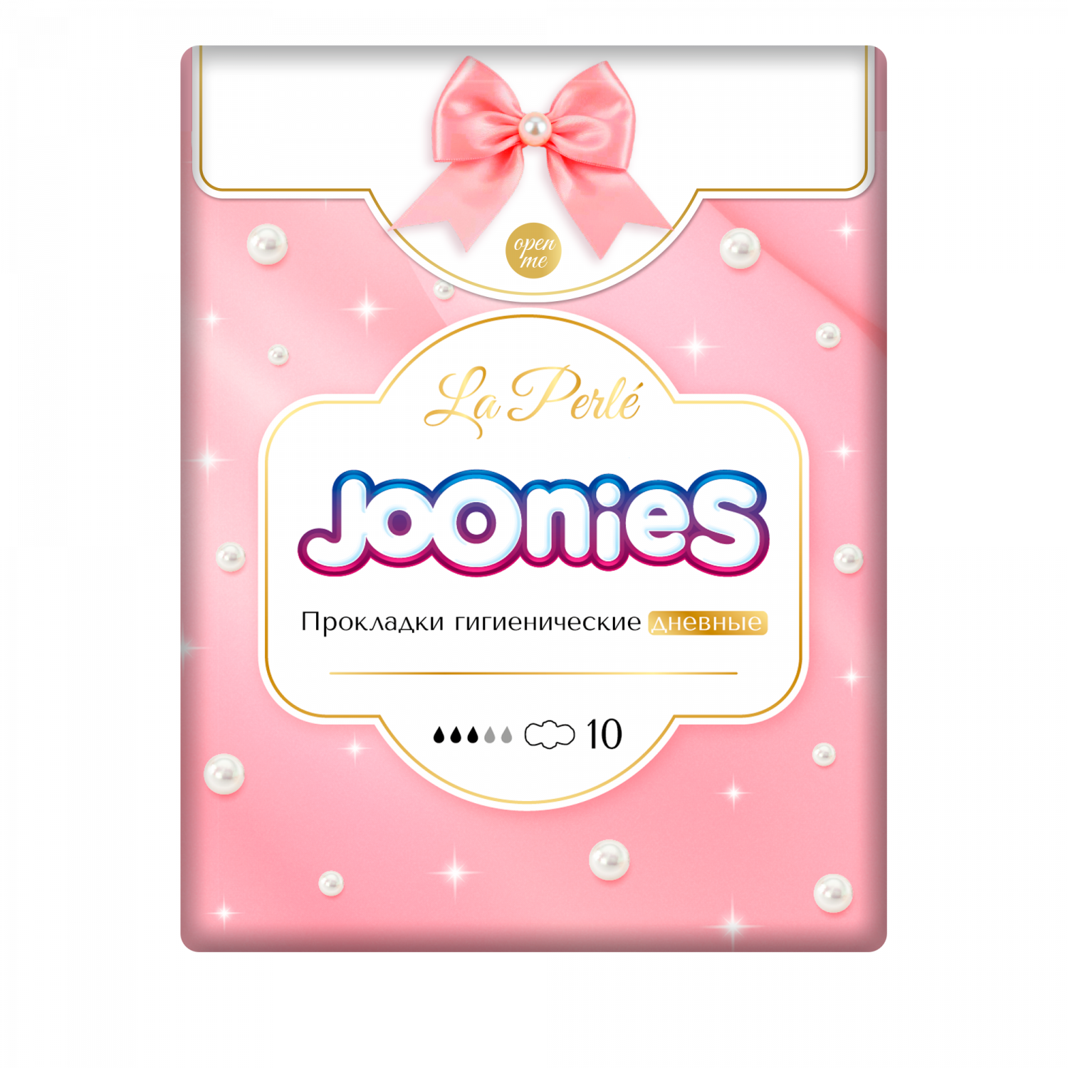 картинка Прокладки женские одноразовые дневные 10 шт JOONIES LA PERLE от интернет-магазина