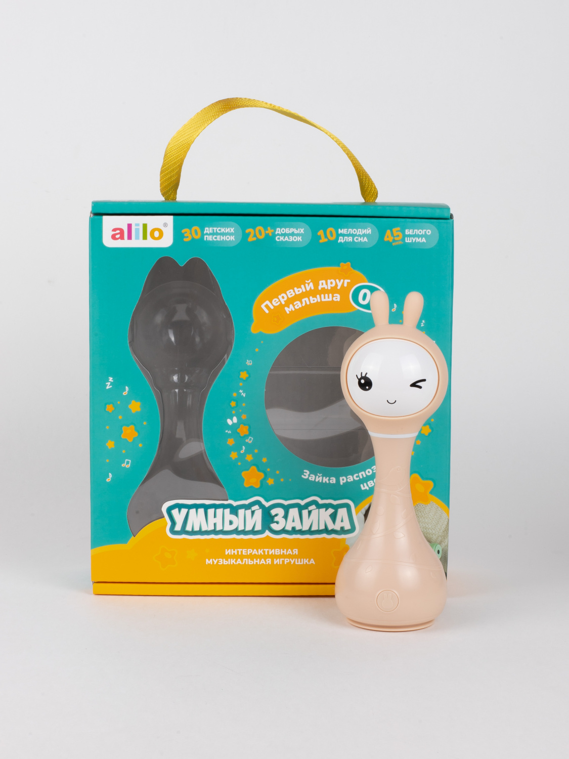 картинка Музыкальная игрушка Умный зайка Alilo R1 бежевый от 0 до 3 лет от интернет-магазина