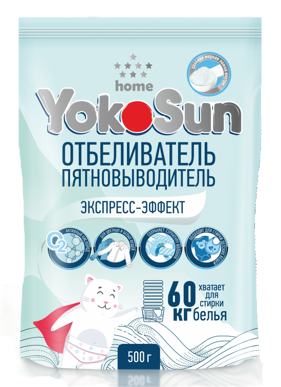 Фото Отбеливатель-пятновыводитель экспресс-эффект 500 г YokoSun 