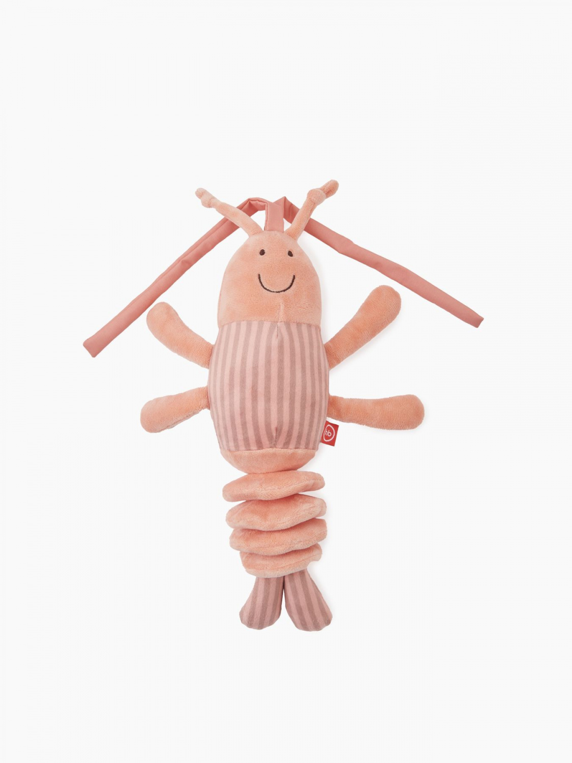 картинка Подвесная игрушка-растяжка с вибрацией pink Happy Baby от интернет-магазина
