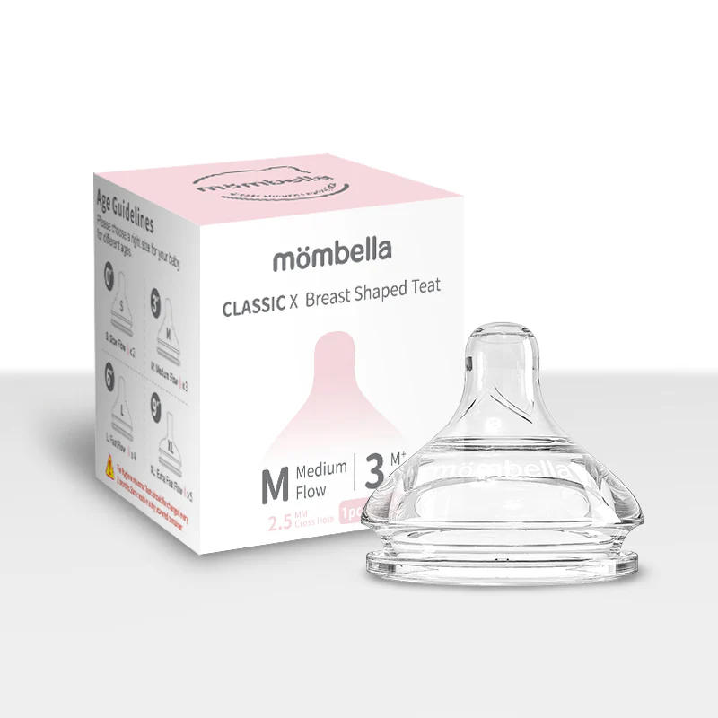 картинка Соска для бутылочки Classic M 3-6 мес 1 шт силиконовая Mombella  от интернет-магазина