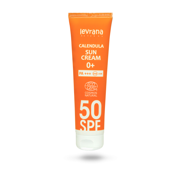 картинка Крем солнцезащитный для лица и тела Календула SPF 50 100 мл Levrana от интернет-магазина