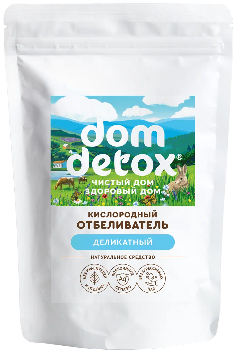 Фото Отбеливатель кислородный Деликатный 300 г Dom Detox