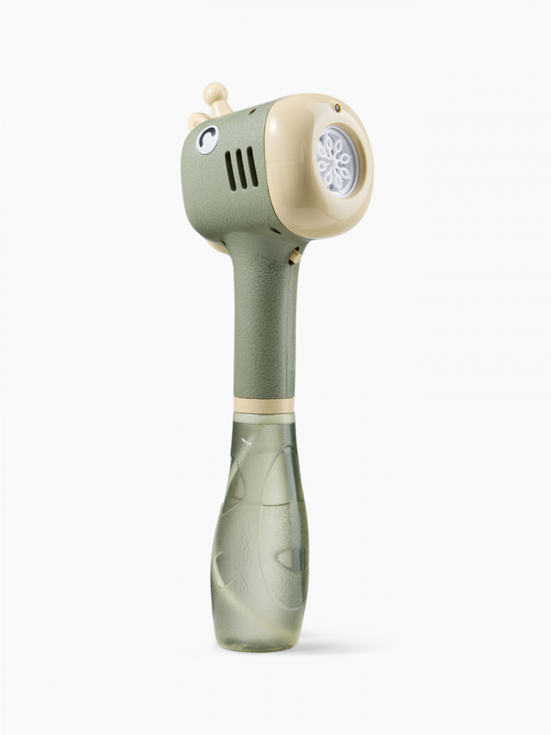 картинка Генератор мыльных пузырей Bubble Gun Бабл Ган olive Happy baby от интернет-магазина