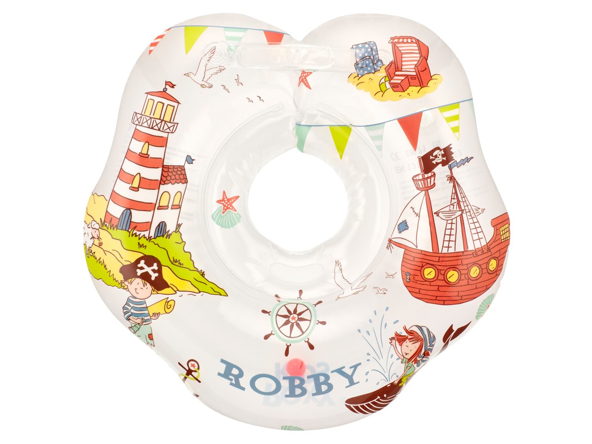 картинка Круг надувной на шею для купания малышей Robby ROXY-KIDS  от интернет-магазина