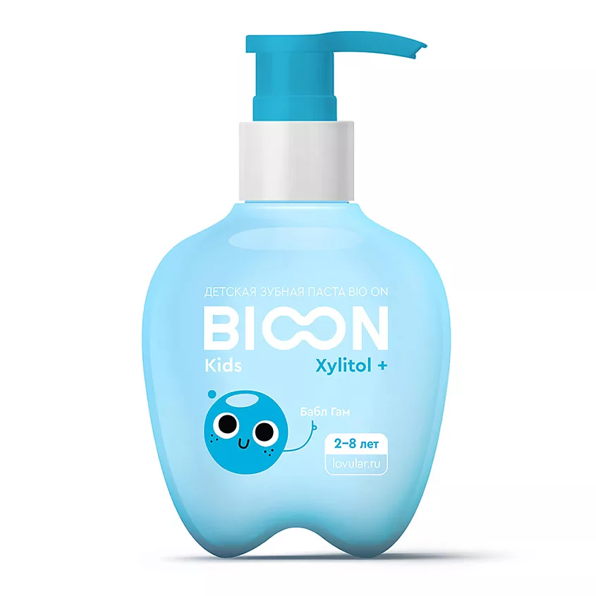 картинка Детская зубная паста с ксилитом BUBLE GUM BIO ON от интернет-магазина