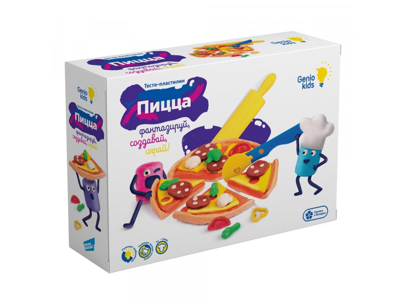 картинка Набор для детской лепки Пицца Genio kids от интернет-магазина