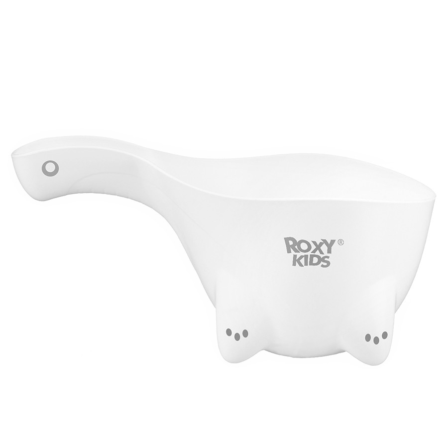 картинка Ковшик для мытья головы DINO SAFETY SCOOP белый ROXY-KIDS от интернет-магазина
