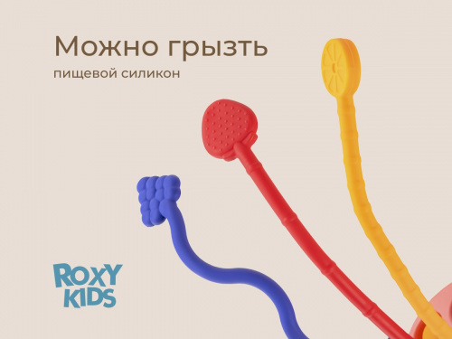 картинка Игрушка-тянучка BUSY BOTTLE розовая ROXY-KIDS от интернет-магазина