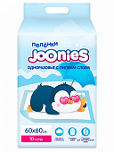 картинка Пеленки детские одноразовые 60*60 см 10 шт JOONIES от интернет-магазина