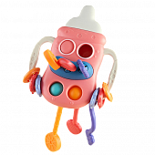 картинка Игрушка-тянучка BUSY BOTTLE розовая ROXY-KIDS от интернет-магазина