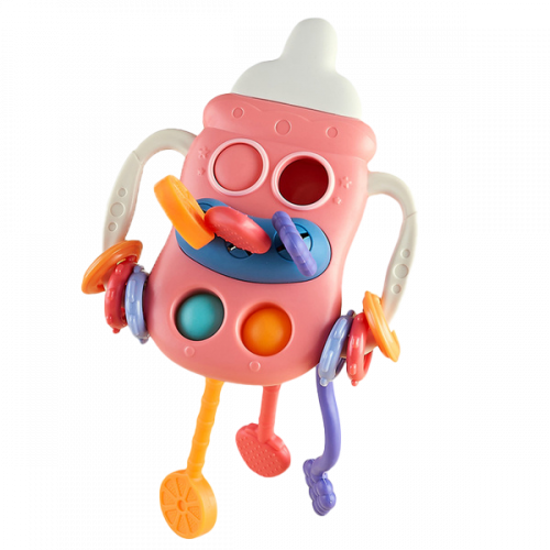 картинка Игрушка-тянучка BUSY BOTTLE розовая ROXY-KIDS от интернет-магазина