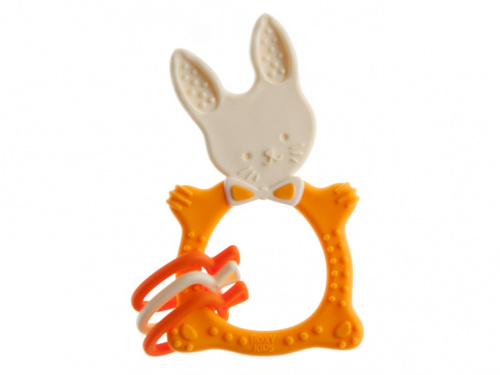 картинка Прорезыватель универсальный BUNNY TEETHER горчичный ROXY-KIDS от интернет-магазина